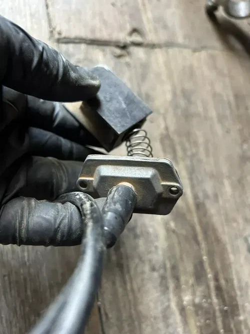 1989 KX80 Throttle Assembly Slide Needle Perch Cable KAWASAKI KX 80