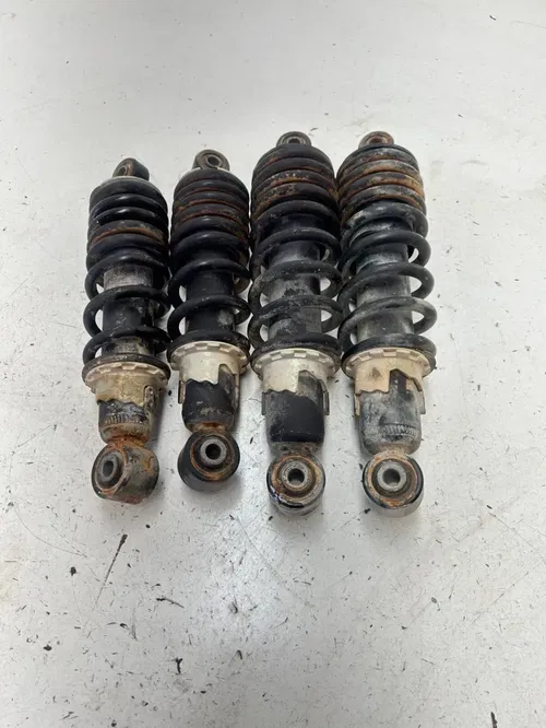 99 1999 Suzuki King Quad 300 LTF 4x4 OEM Suspension Shocks Spring LR F R READ