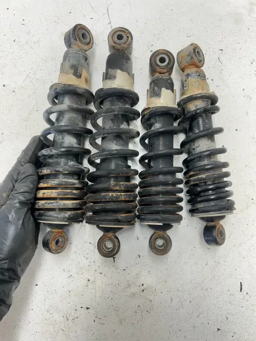 99 1999 Suzuki King Quad 300 LTF 4x4 OEM Suspension Shocks Spring LR F R READ
