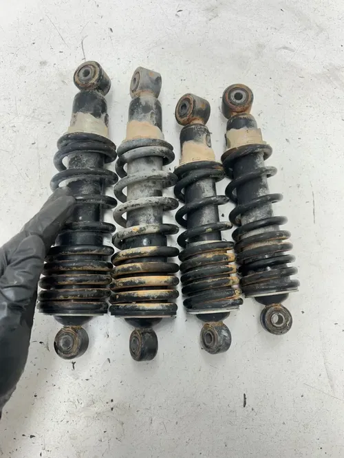 99 1999 Suzuki King Quad 300 LTF 4x4 OEM Suspension Shocks Spring LR F R READ