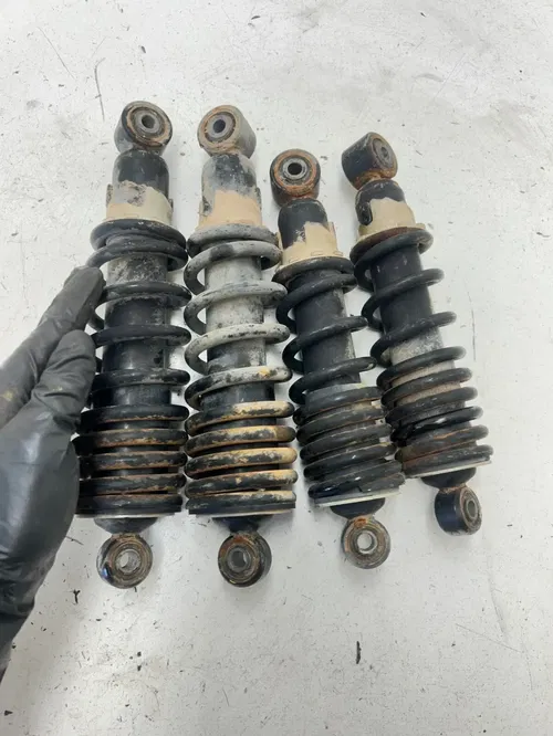 99 1999 Suzuki King Quad 300 LTF 4x4 OEM Suspension Shocks Spring LR F R READ