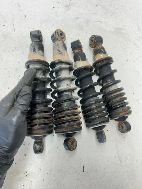 99 1999 Suzuki King Quad 300 LTF 4x4 OEM Suspension Shocks Spring LR F R READ