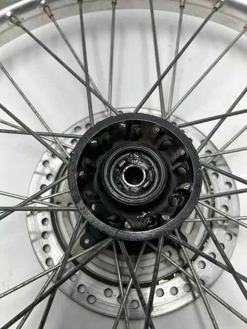 86 1986 Honda XR250R Xr 250 r OEM STRAIGHT! Front Wheel Rim Hub Drum 21 X 1.6