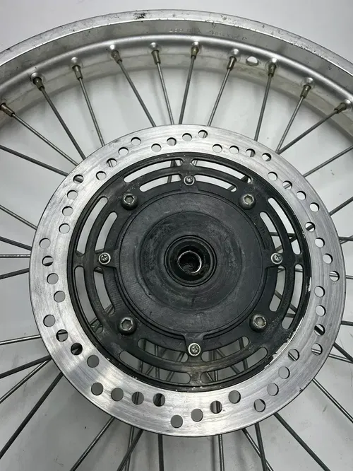 86 1986 Honda XR250R Xr 250 r OEM STRAIGHT! Front Wheel Rim Hub Drum 21 X 1.6