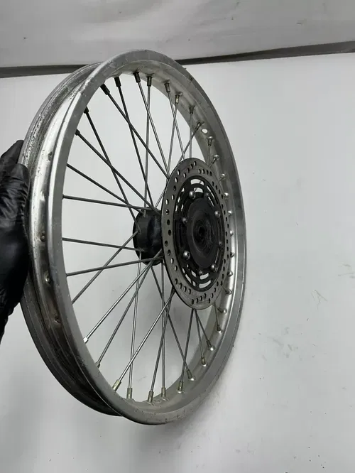 86 1986 Honda XR250R Xr 250 r OEM STRAIGHT! Front Wheel Rim Hub Drum 21 X 1.6