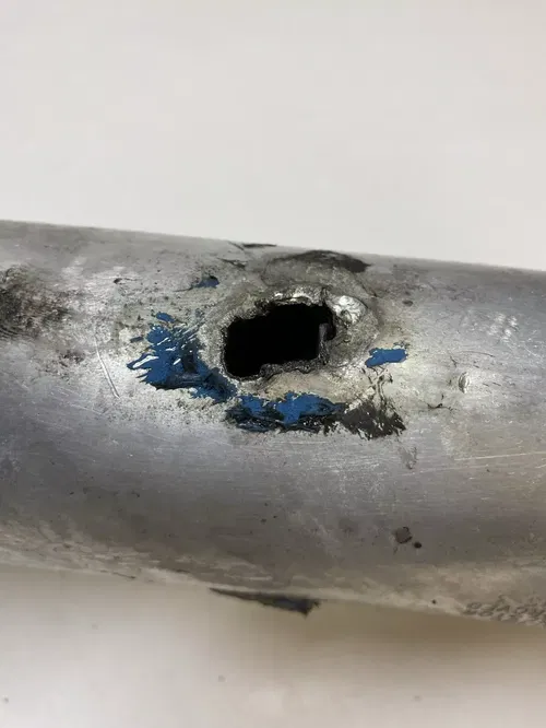 2000 KTM 125EXC ktm 125 exc HEAVILY DAMAGED! Exhaust Pipe FMF Muffler Silencer