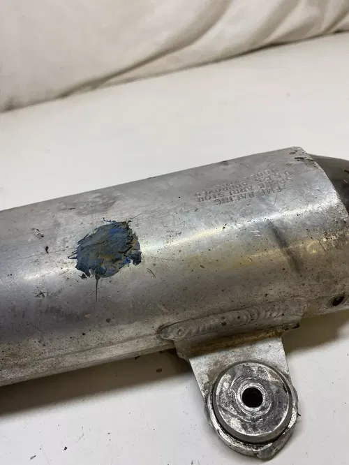 2000 KTM 125EXC ktm 125 exc HEAVILY DAMAGED! Exhaust Pipe FMF Muffler Silencer