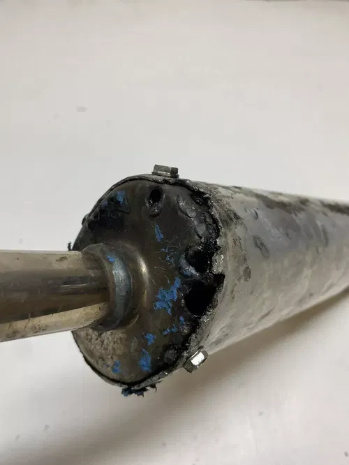 2000 KTM 125EXC ktm 125 exc HEAVILY DAMAGED! Exhaust Pipe FMF Muffler Silencer