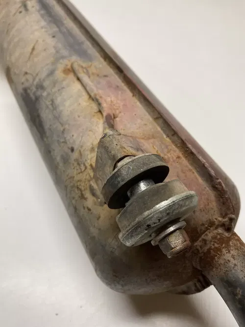 1987 87 POLARIS TRAIL BOSS 250 4X4 GOOD Exhaust Muffler Pipe Silencer FREE SHIP