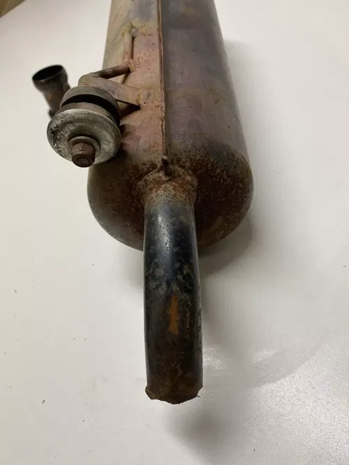 1987 87 POLARIS TRAIL BOSS 250 4X4 GOOD Exhaust Muffler Pipe Silencer FREE SHIP