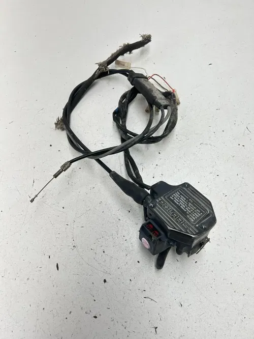 94 1994 Polaris Trail Boss 400 4X4 OEM GOOD! Thumb Throttle Cable Mount Perch