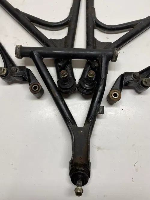 1987 87 Kawasaki Bayou Klf 300 Front Upper Lower A Arms Linkage Free US Ship