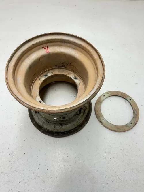 84 1984 Honda Atc 200 Es ATC200ES OEM STRAIGHT Front  Wheel Rim Ring Plate 9 X 9