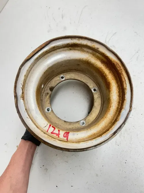 84 1984 Honda Atc 200 Es ATC200ES OEM STRAIGHT Front  Wheel Rim Ring Plate 9 X 9