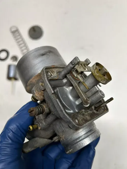 1985 85 HUSQVARNA WR125 wr 125 OEM Carb Carburetor Bowl Float Jet Free Ship ￼