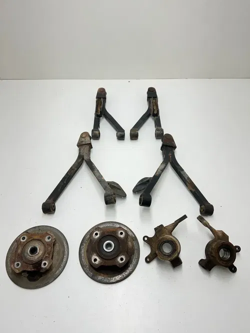 1999 99 Arctic Cat 300 4x4 OEM  Left Right Front A Arms Knuckle Hub Steering