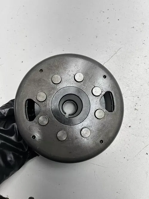 85 1985 Honda XR350R xr 350 r OEM LOT Flywheel Fly Wheel Magneto Ignition Bolt
