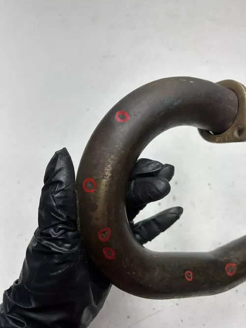 1998 98 YAMAHA WR400F Wr 400 f OEM Exhaust Header Pipe SMALL DINGS