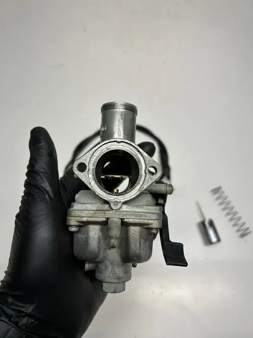 1983 83 HONDA XR200R xr 200 r OEM Carb Carburetor Bowl Float Slide Cable DIRTY!