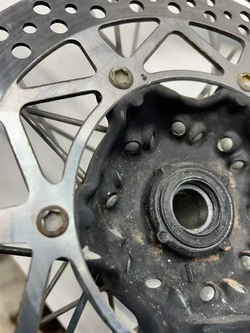1999 99 YAMAHA WR400F wr 400 f Front Rear Wheel Rim Hub Excel Black READ DESCRIP