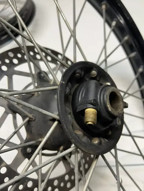 1999 99 YAMAHA WR400F wr 400 f Front Rear Wheel Rim Hub Excel Black READ DESCRIP