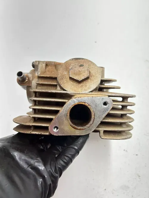 02 2002 Yamaha Breeze 125 YFA OEM Cylinder Head Cap Cam Bucket READ DESCRIPTION