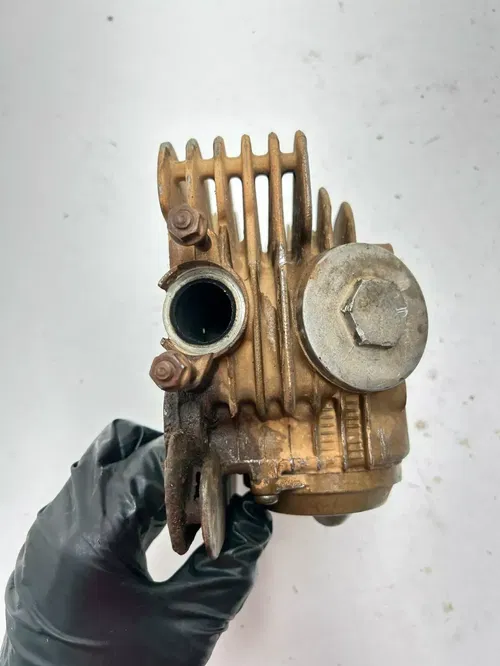 02 2002 Yamaha Breeze 125 YFA OEM Cylinder Head Cap Cam Bucket READ DESCRIPTION