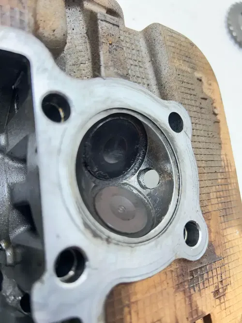 02 2002 Yamaha Breeze 125 YFA OEM Cylinder Head Cap Cam Bucket READ DESCRIPTION