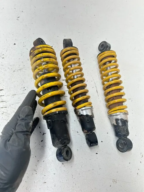 02 2002 Polaris Scrambler 90 2 Stroke OEM Suspension Shocks Spring LR F R READ