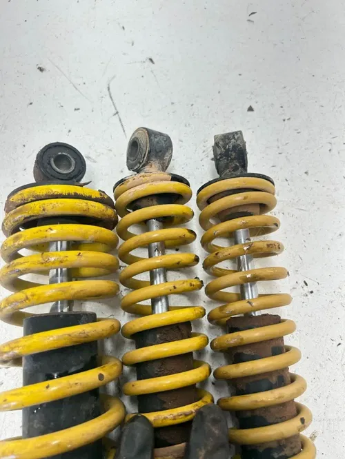 02 2002 Polaris Scrambler 90 2 Stroke OEM Suspension Shocks Spring LR F R READ
