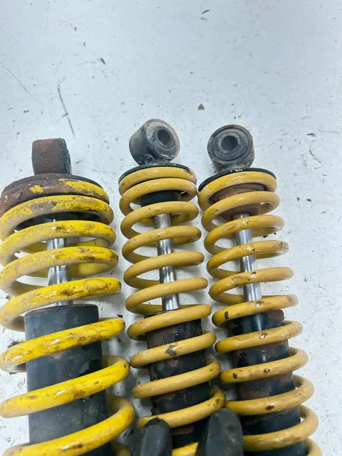 02 2002 Polaris Scrambler 90 2 Stroke OEM Suspension Shocks Spring LR F R READ