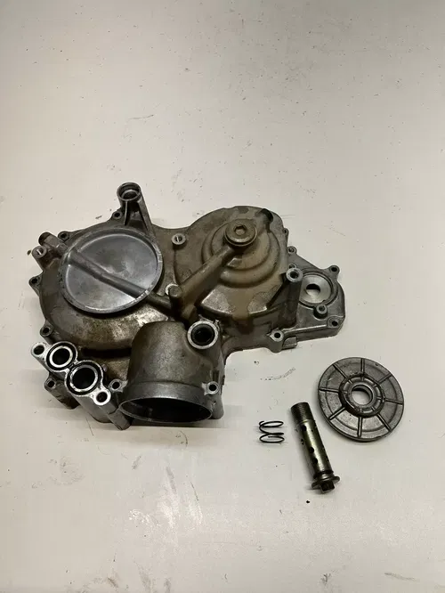 05 2005 Honda Foreman TRX 500 FGA 500fga Clutch Cover Engine Motor Case Drain
