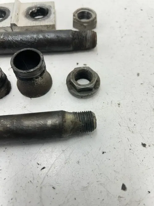 97 1997 Yamaha YZ125 Yz 125 2 Stroke OEM GOOD Axles Swing Arm Front Rear Bolt
