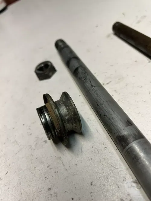 1982 82 Yamaha YZ250 yz 250 OEM Front Rear Back Axle Shaft Swing Arm Bolt Spacer
