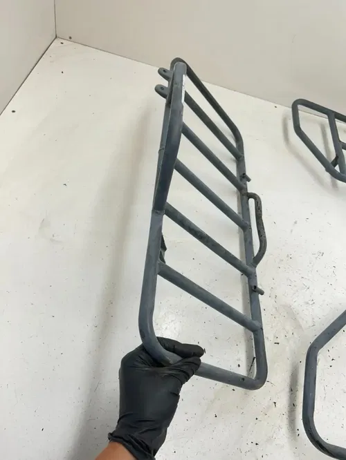 02 2002 Kawasaki Bayou 220 KLF220 2x4 OEM Front Rear Rack Racks Luggage Grab Bar