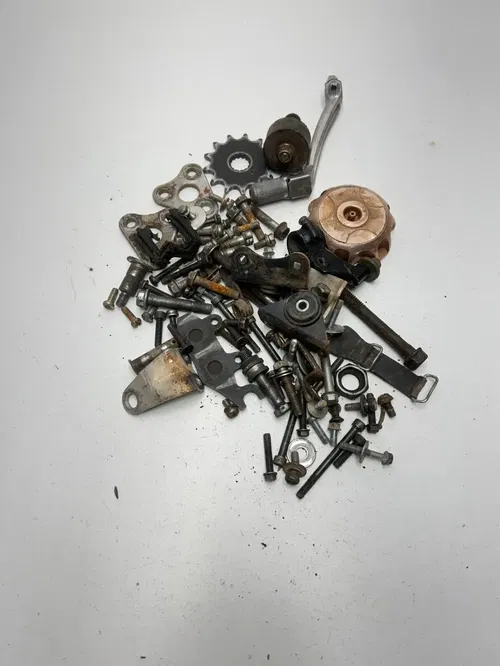 1989 89 Yamaha YZ125 Yz 125 OEM LOT Bolt Nut Mount Gear Shifter Rubber Hardware