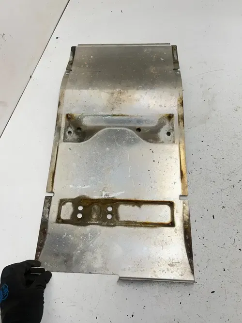 14 2014 Yamaha Venture MP PZ50MPEL OEM Sub Frame Tunnel Cover Heat Shield Panel