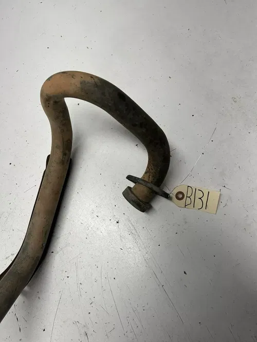 1985 85 Yamaha Big Wheel 200 BW200 OEM GOOD! Exhaust Pipe Header Shield Guard