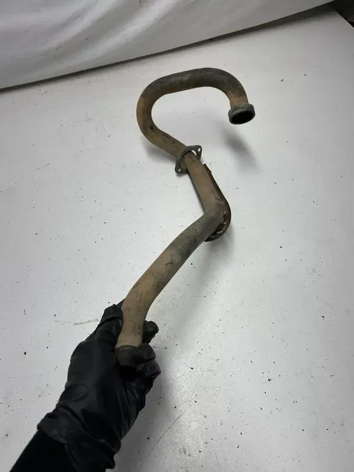 1985 85 Yamaha Big Wheel 200 BW200 OEM GOOD! Exhaust Pipe Header Shield Guard