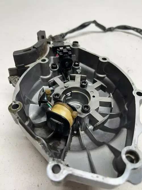 2006 06 Yamaha TTR125 L ttr 125 l Stator Magneto Case Cover Pickup Free Ship