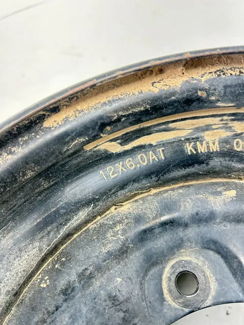 20 2010 Polaris Ranger 800 XP 4x4 OEM STRAIGHT GOOD Front Wheel Rim 12 X 6