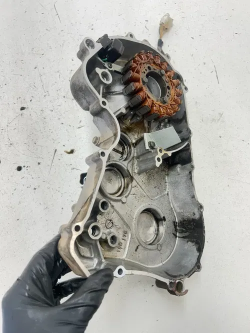 99 1999 Suzuki King Quad 300 LTF 4x4 OEM UNTESTED! Stator Ignition Cover Case