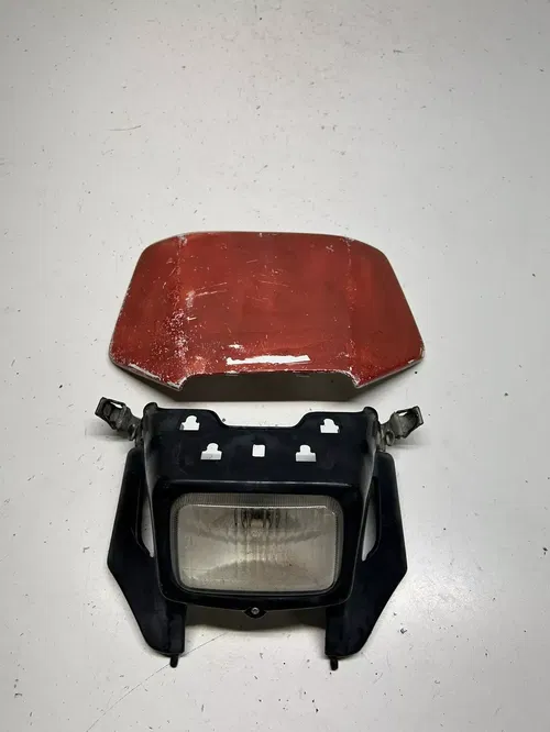 1996 96 Honda XR200R Xr 200 r Headlight Head Light Number Plate Plastic Mount