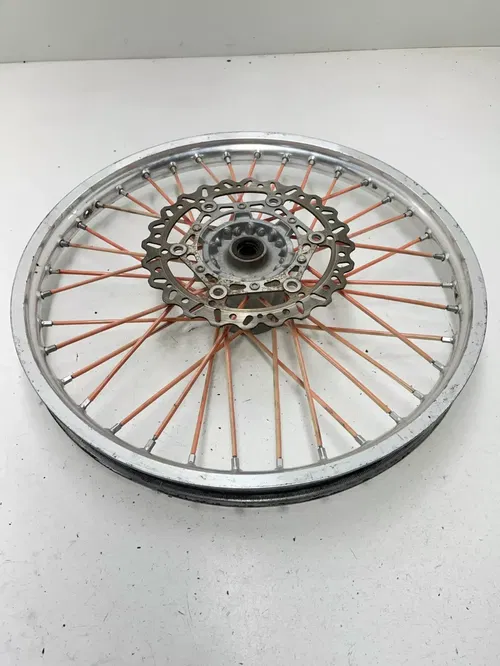 07 2007 Yamaha Yz450f YZ 450 F OEM STRAIGHT! Front Wheel Rim Hub Brake Disc