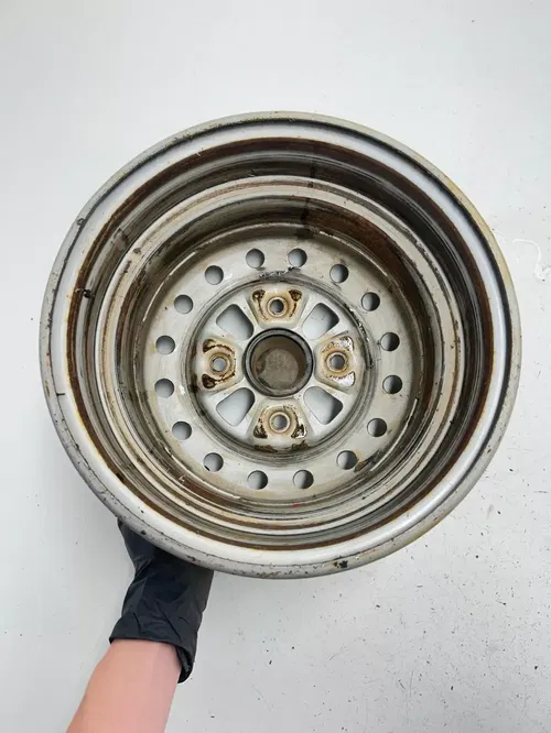 03 2003 Honda TRX450 TRX 450 ES OEM STRAIGHT! Front Wheel Rim 12 x 6 Free Ship