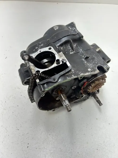 1986 Honda XR80R Xr 80 R OEM Engine Motor Bottom End Crankcase Crank Cases READ