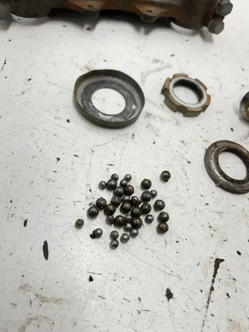 78 1978 Yamaha YZ80E Yz 80 E OEM Triple Clamps Upper Lower Tree Clamp Nut