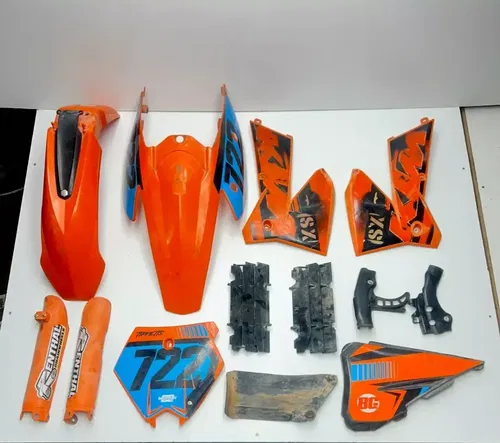 2006 06 KTM 250SXF 250 SX-F sxf OEM Plastic LOT Fender Cover Shroud Fairing Side