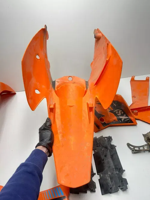 2006 06 KTM 250SXF 250 SX-F sxf OEM Plastic LOT Fender Cover Shroud Fairing Side