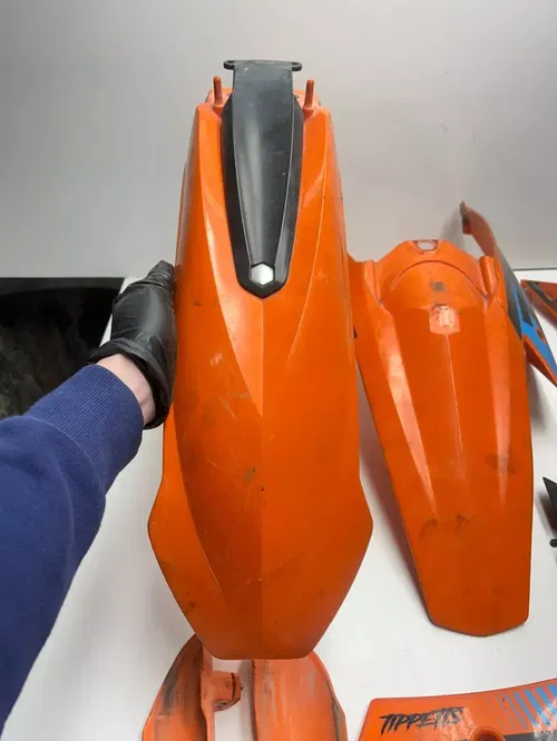 2006 06 KTM 250SXF 250 SX-F sxf OEM Plastic LOT Fender Cover Shroud Fairing Side
